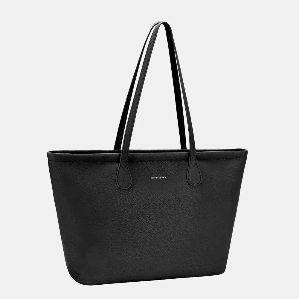 David Jones PU Leather Tote Bag - Tote Bag by Trendsi | Available at Handbags Specialist Headquarter