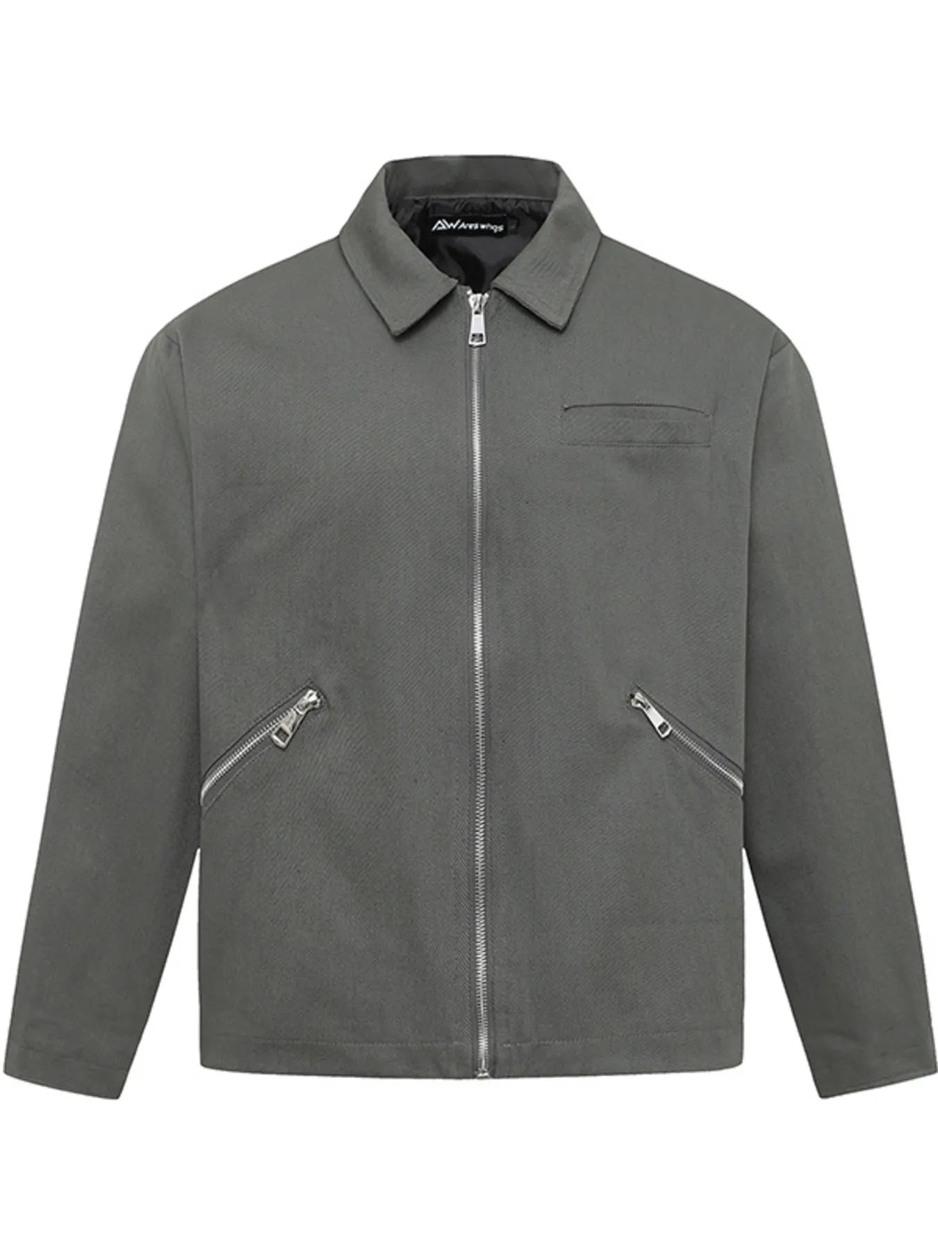 Men's Zip Up Long Sleeve Jacket - Men's jackets by Trendsi | Available at Handbags Specialist Headquarter
