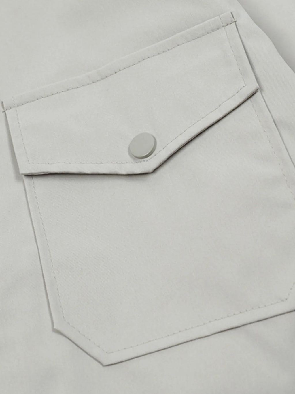 Men's Long Sleeve Jacket with Chest Pockets - Men's jackets by Trendsi | Available at Handbags Specialist Headquarter