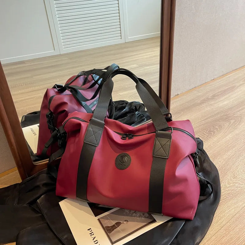 Oxford Cloth Travel Handbag - Tote Bag by Trendsi | Available at Handbags Specialist Headquarter