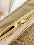 Straw Woven Tote Bag - Tote Bag by Trendsi | Available at Handbags Specialist Headquarter