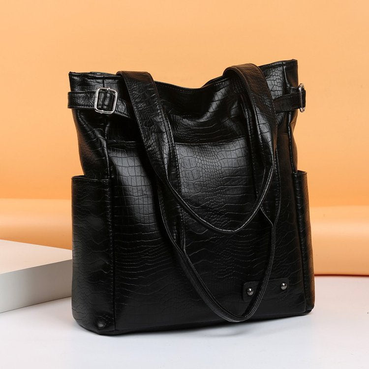 LuxeCarry: Large Soft Leather Tote Bag - Bags and handbags by Trendsi | Available at Handbags Specialist Headquarter