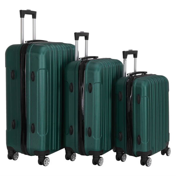 Tri-Size Glide: Universal Alloy Luggage Set - Travel Sets by Trendsi | Available at Handbags Specialist Headquarter