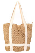 Fame Straw Braided Hat Carrier Tote Bag - Tote Bag by Trendsi | Available at Handbags Specialist Headquarter