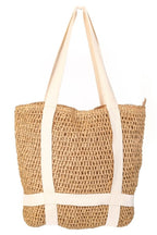 Fame Straw Braided Hat Carrier Tote Bag - Tote Bag by Trendsi | Available at Handbags Specialist Headquarter