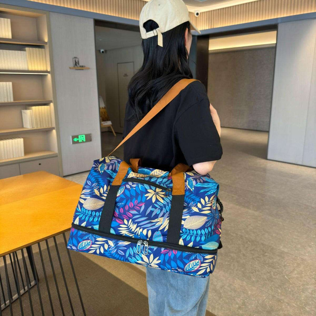 Canvas Printed Travel Bag - Luggage Travel Bags by Trendsi | Available at Handbags Specialist Headquarter