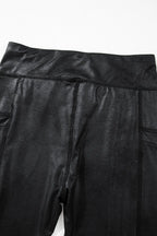 Pocketed V-Cut Waist Leggings - Leggings by Trendsi | Available at Handbags Specialist Headquarter
