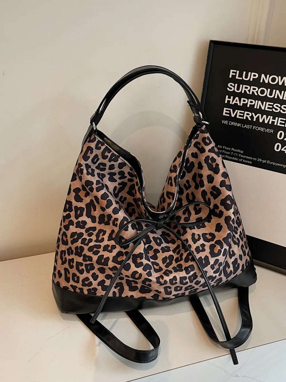 Leopard Dual Purpose Crossbody Bag - Crossbody Bag by Trendsi | Available at Handbags Specialist Headquarter