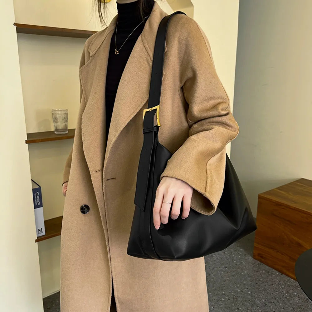 Adjustable Strap PU Leather Handbag - Tote Bag by Trendsi | Available at Handbags Specialist Headquarter