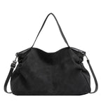 PU Leather Crossbody Bag - Fashionable Large Capacity Purse