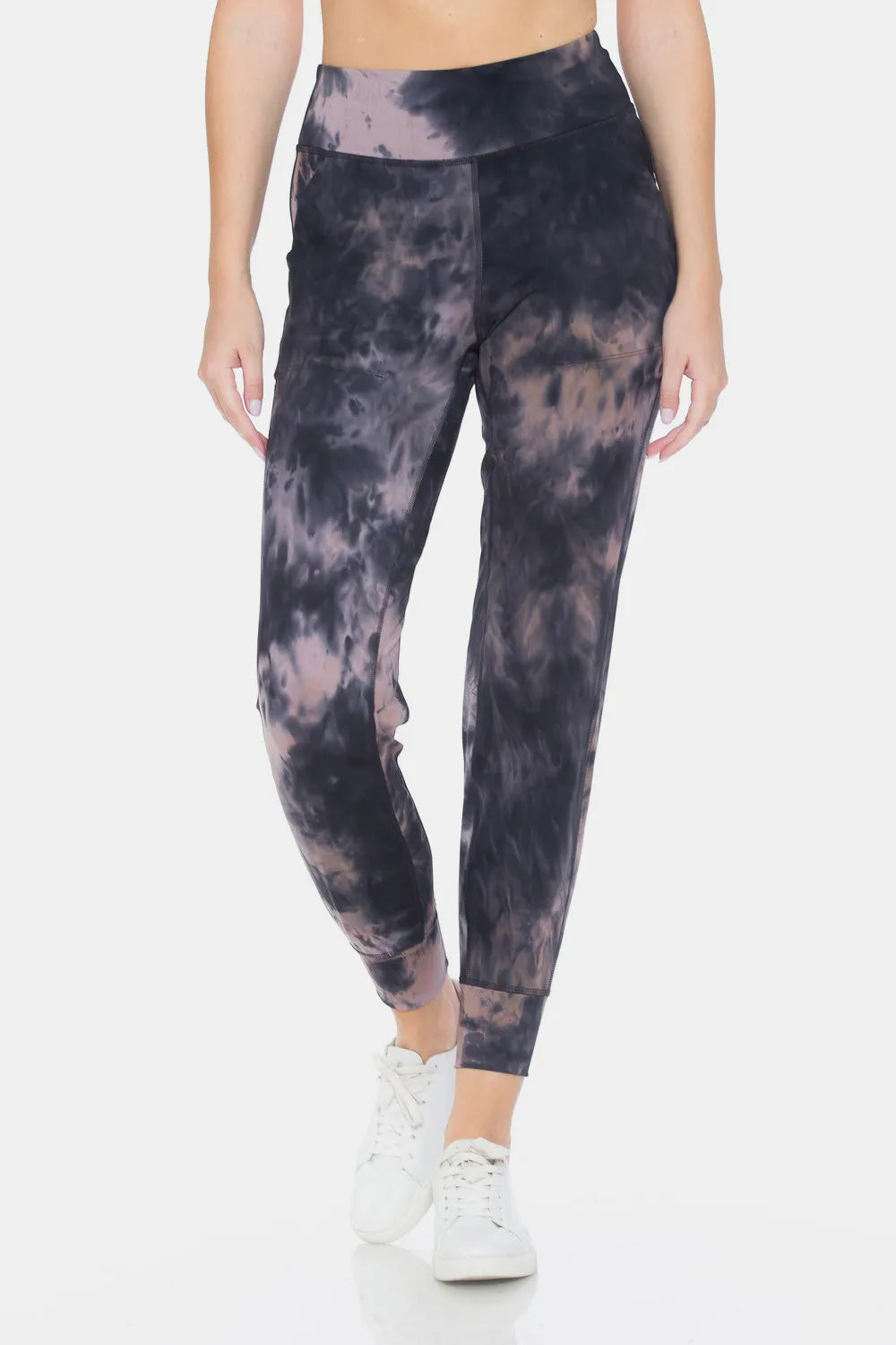 Leggings Depot Tie-Dye High Waist Cropped Leggings - Leggings by Trendsi | Available at Handbags Specialist Headquarter