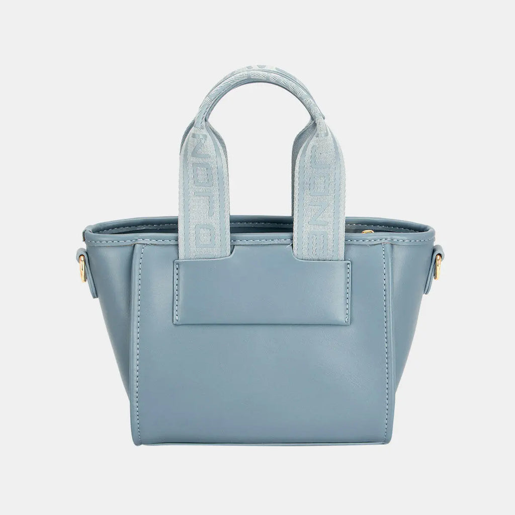 David Jones Small Handbag with Embossed Pattern Handles - Tote Bag by Trendsi | Available at Handbags Specialist Headquarter