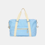 Textured Nylon Travel Bag - travel-bag by Trendsi | Available at Handbags Specialist Headquarter