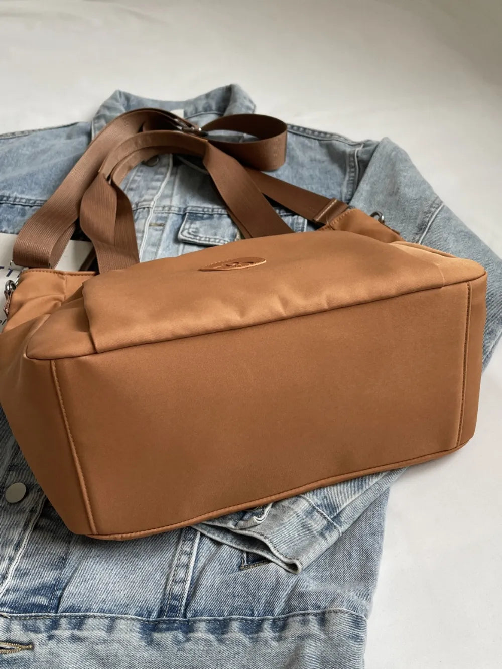 Nylon Solid Color Tote Bag - Tote Bag by Trendsi | Available at Handbags Specialist Headquarter