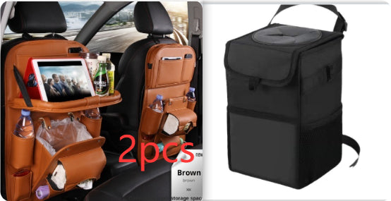 RoadMate PU Leather Seat Back Organizer - Decor by Trendsi | Available at Handbags Specialist Headquarter