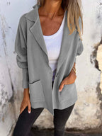 LuxeLap: Versatile Women's Long-Sleeve Jacket