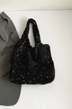 Sequin Polyester Handbag - Tote Bag by Trendsi | Available at Handbags Specialist Headquarter