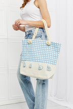 Justin Taylor Picnic Date Tassel Tote Bag - Tote Bag by Trendsi | Available at Handbags Specialist Headquarter