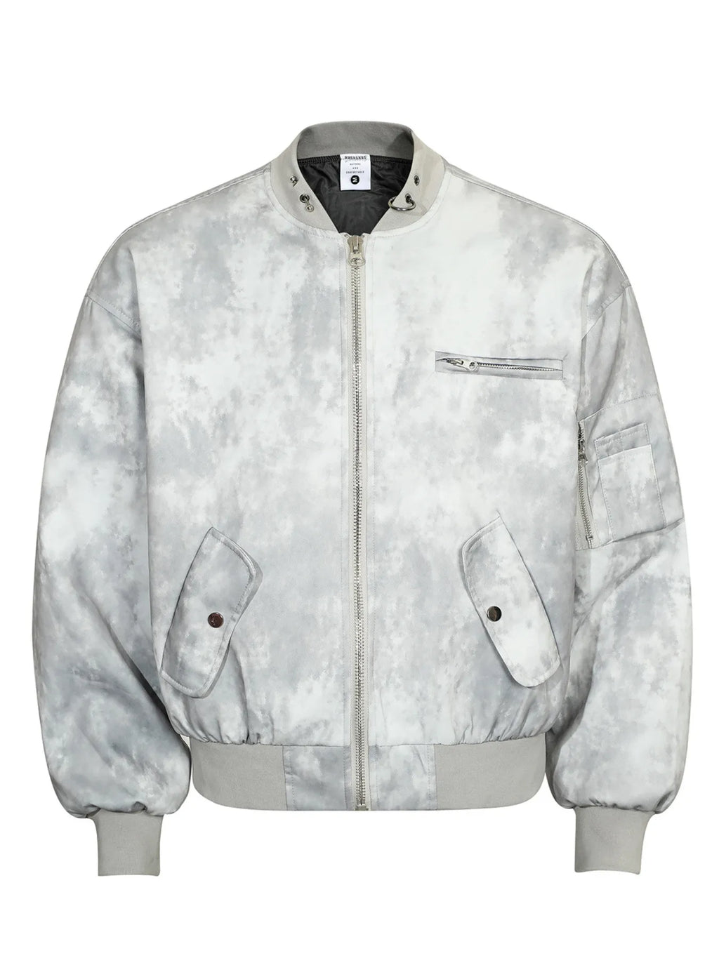 Men's Tie-Dye Zip-Up Bomber Jacket - Men's jackets by Trendsi | Available at Handbags Specialist Headquarter