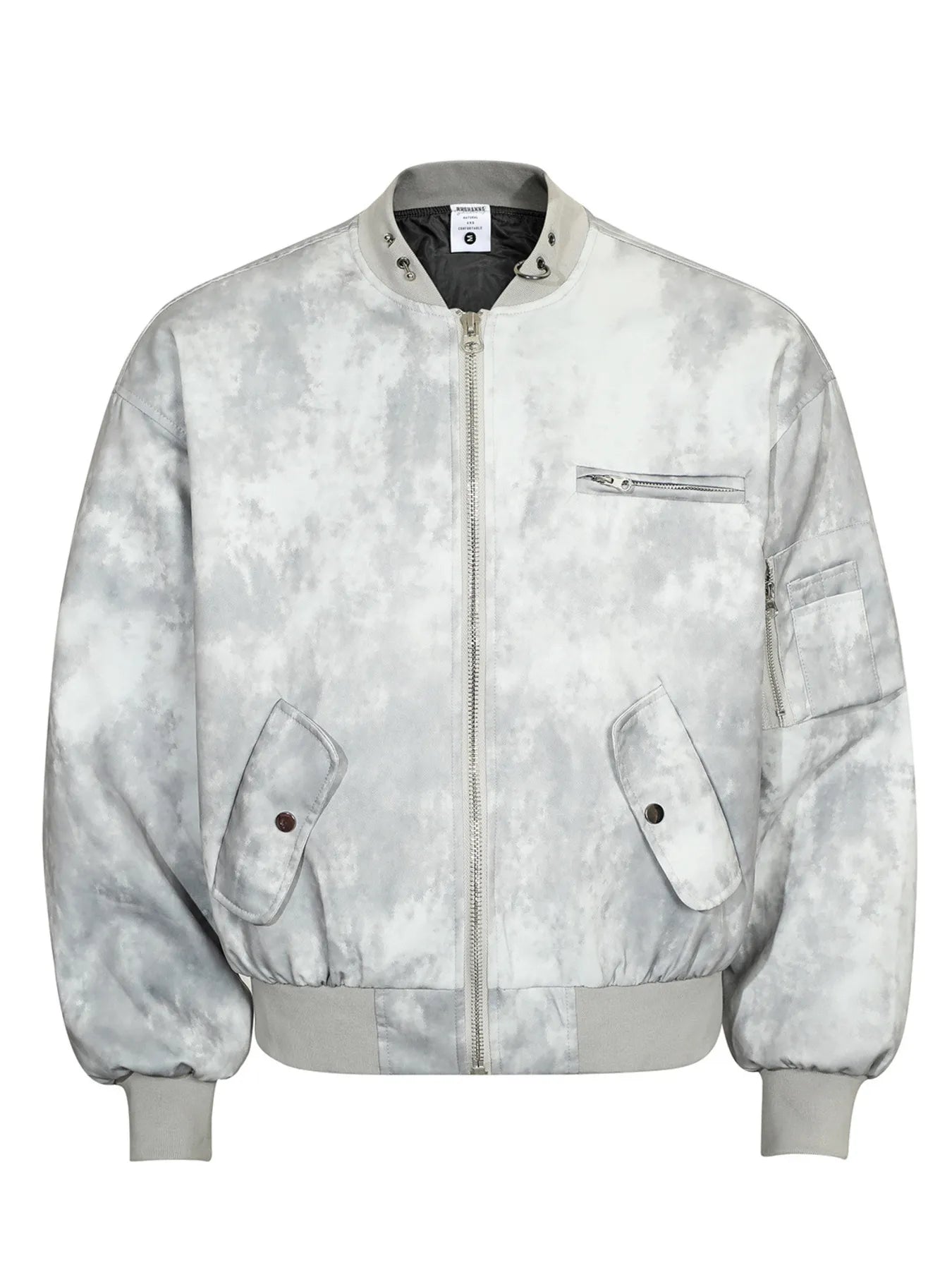 Men's Tie-Dye Zip-Up Bomber Jacket - Men's jackets by Trendsi | Available at Handbags Specialist Headquarter