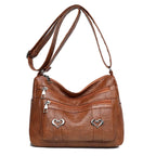 PU Leather Multi-Pockets Crossbody Bag - Crossbody Bag by Trendsi | Available at Handbags Specialist Headquarter