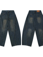 Men's Wide Leg Balloon Denim Jeans - Women / Jeans & Denim by Trendsi | Available at Handbags Specialist Headquarter