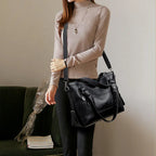 PU Leather Medium Handbag - Tote Bag by Trendsi | Available at Handbags Specialist Headquarter