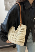Openwork Woven Tote Bag - Tote Bag by Trendsi | Available at Handbags Specialist Headquarter
