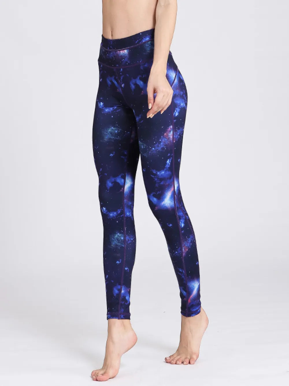 Printed Active High Waist Leggings - Leggings by Trendsi | Available at Handbags Specialist Headquarter