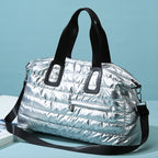 Quilted Nylon Oversize Travel Bag - travel-bag by Trendsi | Available at Handbags Specialist Headquarter