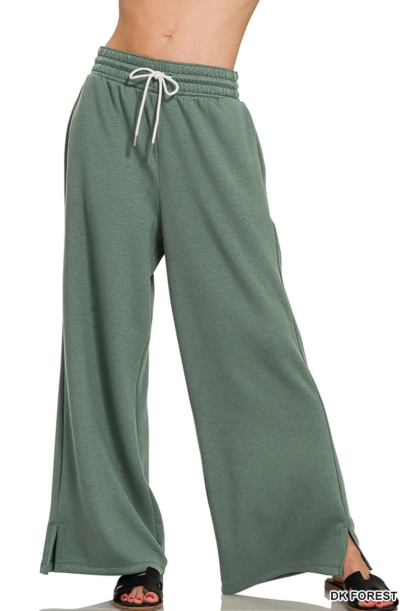 Zenana Scuba Drawstring Pants - Women Pants by Trendsi | Available at Handbags Specialist Headquarter