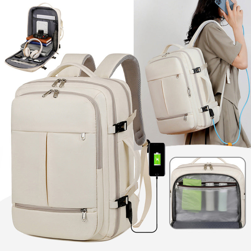 FlexiPack: Unisex Travel Backpack with Multi-Pockets - Backpack Bags by Trendsi | Available at Handbags Specialist Headquarter