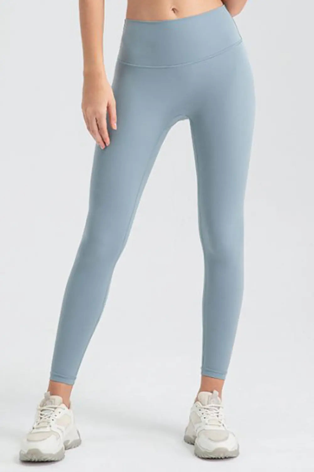 Wide Waistband Sport Leggings - Leggings by Trendsi | Available at Handbags Specialist Headquarter