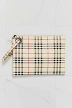 Carry Your Love Plaid Wristlet - Handbags by Trendsi | Available at Handbags Specialist Headquarter
