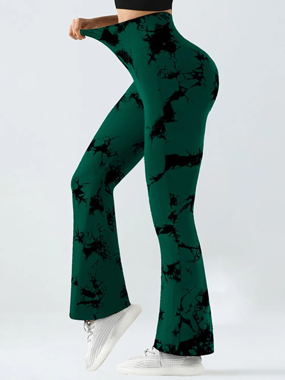 Tie-Dye High Waist Active Leggings - Leggings by Trendsi | Available at Handbags Specialist Headquarter