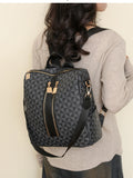 Geometric Pattern Backpack Bag - Leather Backpack Bag by Trendsi | Available at Handbags Specialist Headquarter