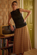 Mittoshop Printed Midi Skirt - Skirts by Trendsi | Available at Handbags Specialist Headquarter