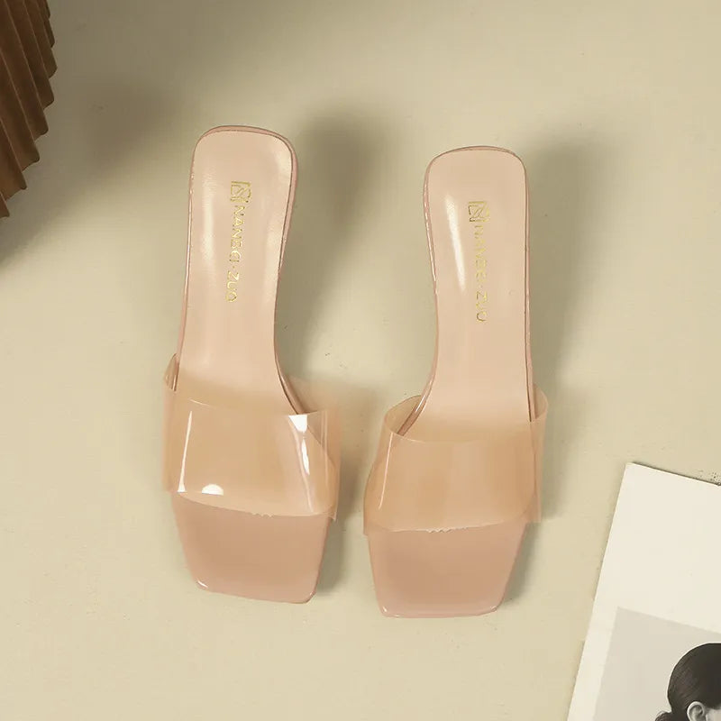 Open Toe Block Heels Sandals - Women Sandals by Trendsi | Available at Handbags Specialist Headquarter