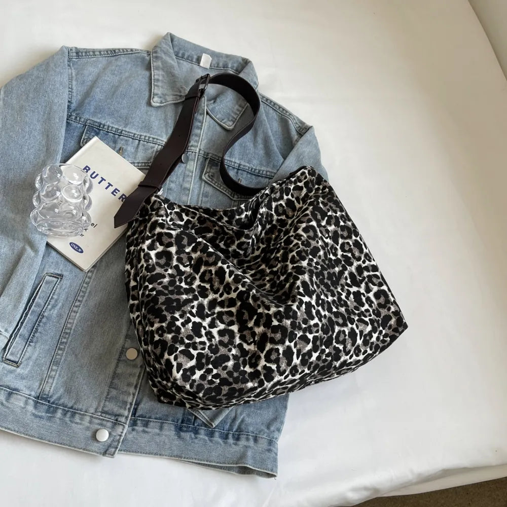 Leopard Adjustable Strap Tote Bag - Tote Bag by Trendsi | Available at Handbags Specialist Headquarter