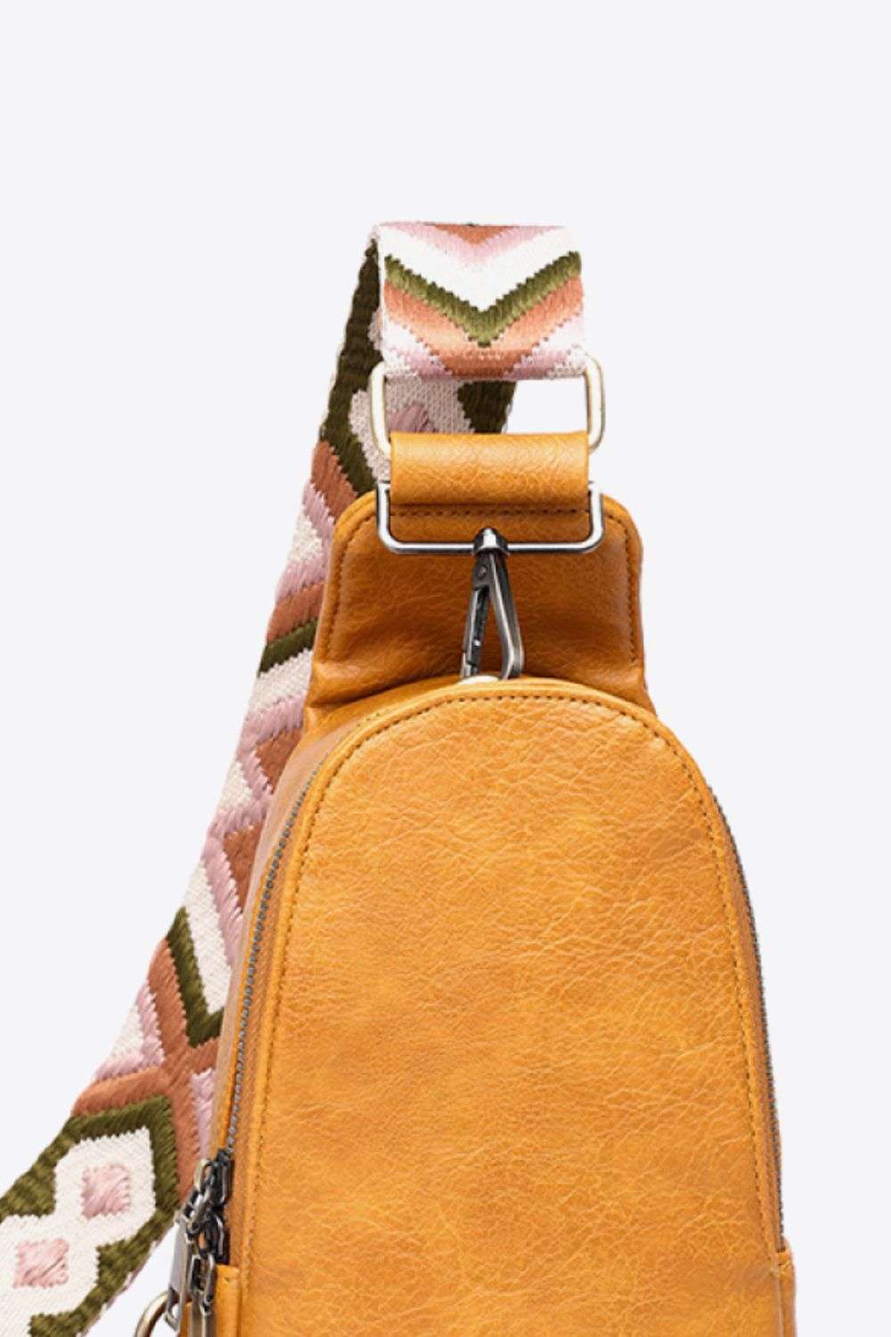 Random Pattern Adjustable Strap PU Leather Sling Bag - Crossbody Bag by Trendsi | Available at Handbags Specialist Headquarter