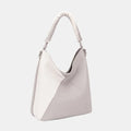 David Jones Woven Handle PU Leather Handbag - Tote Bag by Trendsi | Available at Handbags Specialist Headquarter