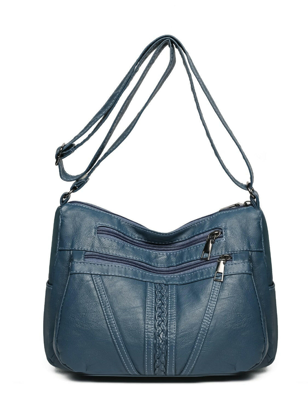 PU Leather Adjustable Strap Shoulder Bag - Shoulder Bags by Trendsi | Available at Handbags Specialist Headquarter