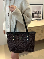 Leopard Polyester Tote Bag - Tote Bag by Trendsi | Available at Handbags Specialist Headquarter