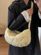 Quilted Polyester Crossbody Bag - Handbags by Trendsi | Available at Handbags Specialist Headquarter