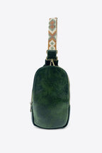 Random Pattern Adjustable Strap PU Leather Sling Bag - Crossbody Bag by Trendsi | Available at Handbags Specialist Headquarter