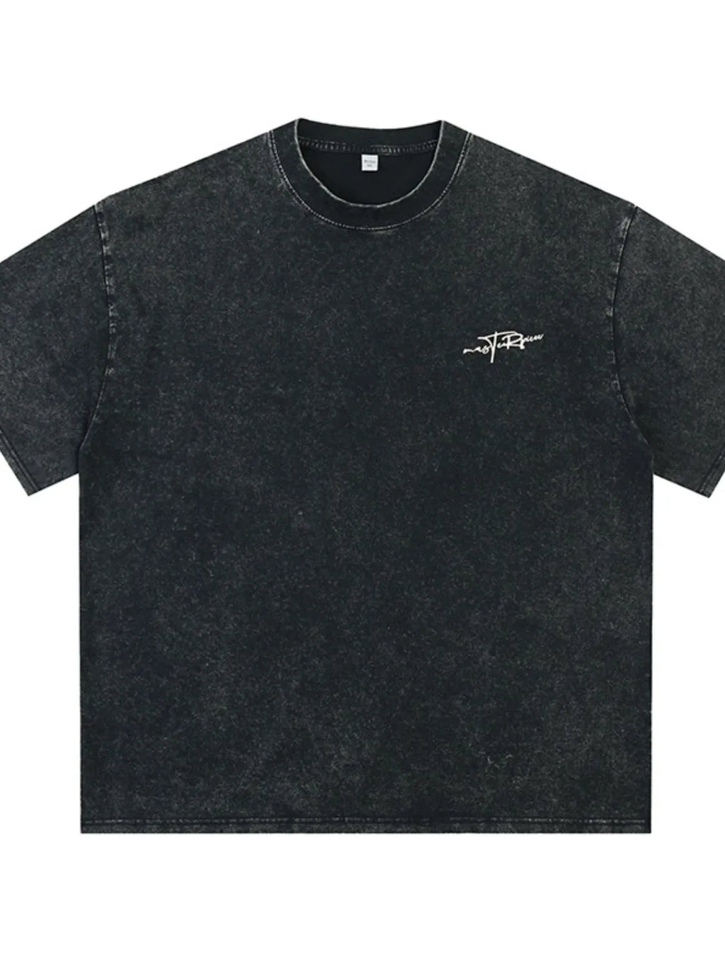 Men's Plus Size Round Neck Letter Graphic T-Shirt - Men's T-Shirt by Trendsi | Available at Handbags Specialist Headquarter