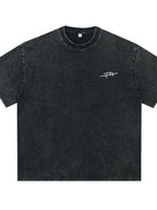 Men's Plus Size Round Neck Letter Graphic T-Shirt - Men's T-Shirt by Trendsi | Available at Handbags Specialist Headquarter