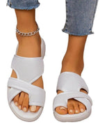 Cutout Mesh Solid Color Sandals - Women Sandals by Trendsi | Available at Handbags Specialist Headquarter