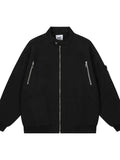 Men's Zip Up Long Sleeve Jacket - Men's jackets by Trendsi | Available at Handbags Specialist Headquarter