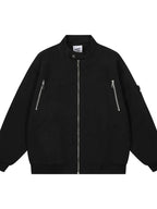 Men's Zip Up Long Sleeve Jacket - Men's jackets by Trendsi | Available at Handbags Specialist Headquarter